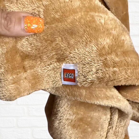 LEGO Star Wars Baby Yoda Plush Robe Size 8 Grogu Hooded Bathrobe Brown Force - Picture 5 of 6